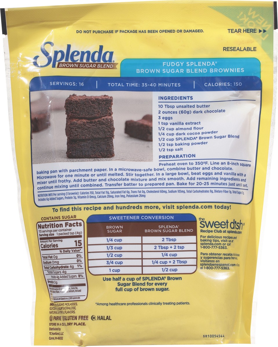 slide 4 of 9, Splenda Brown Sugar Blend, 16 oz