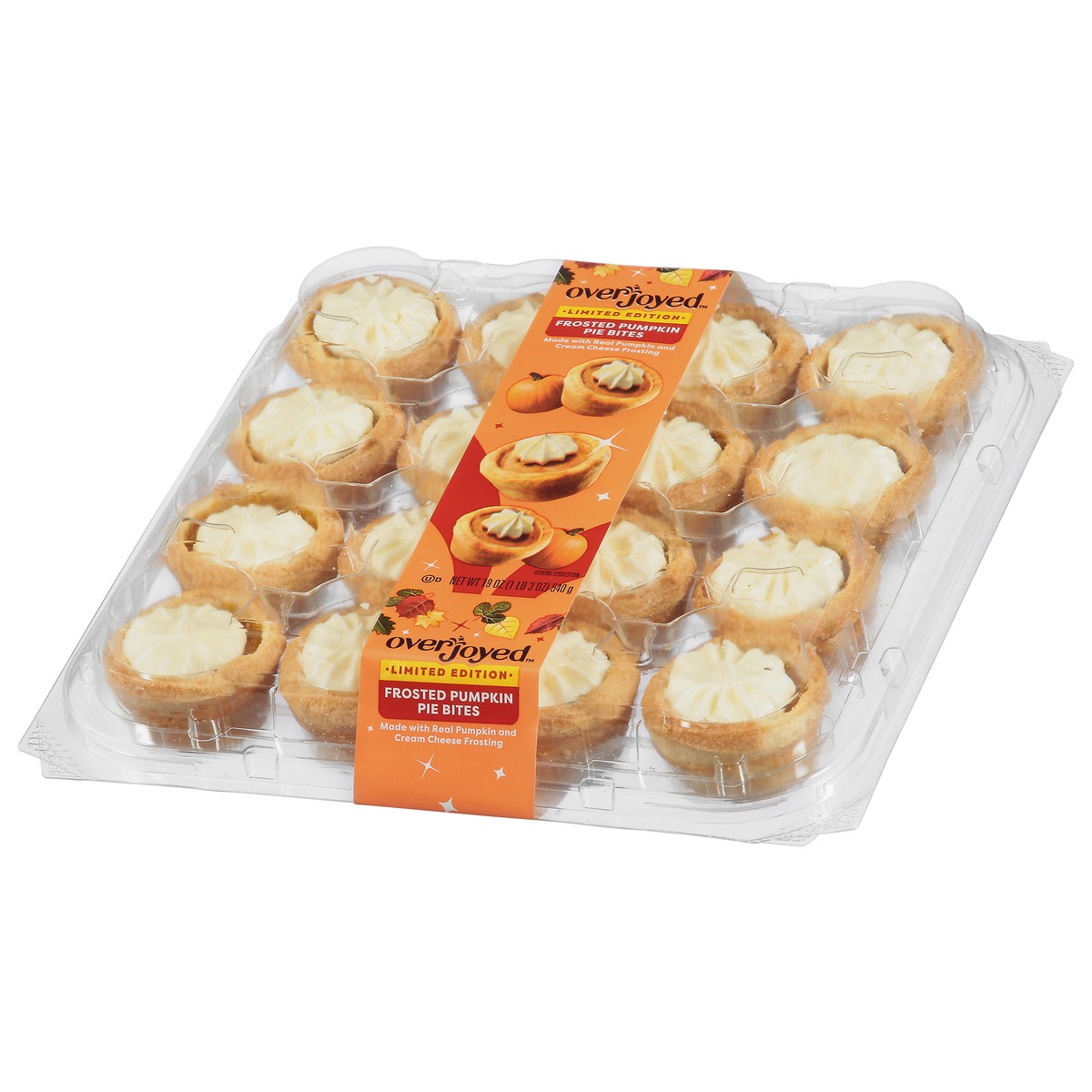 slide 4 of 4, Overjoyed Frosted Pumpkin Pie Bites 19 Oz - 19 OZ, 19 oz