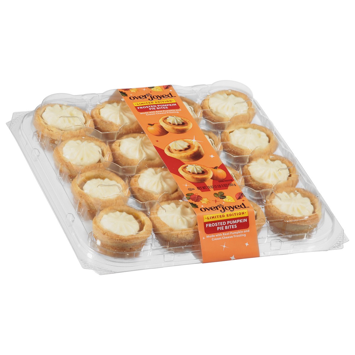 slide 3 of 4, Overjoyed Frosted Pumpkin Pie Bites 19 Oz - 19 OZ, 19 oz