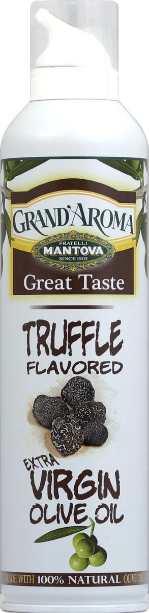 slide 2 of 2, Mantova Black Truffle Extra Virgin Olive Oil Cooking Spra, 8 oz