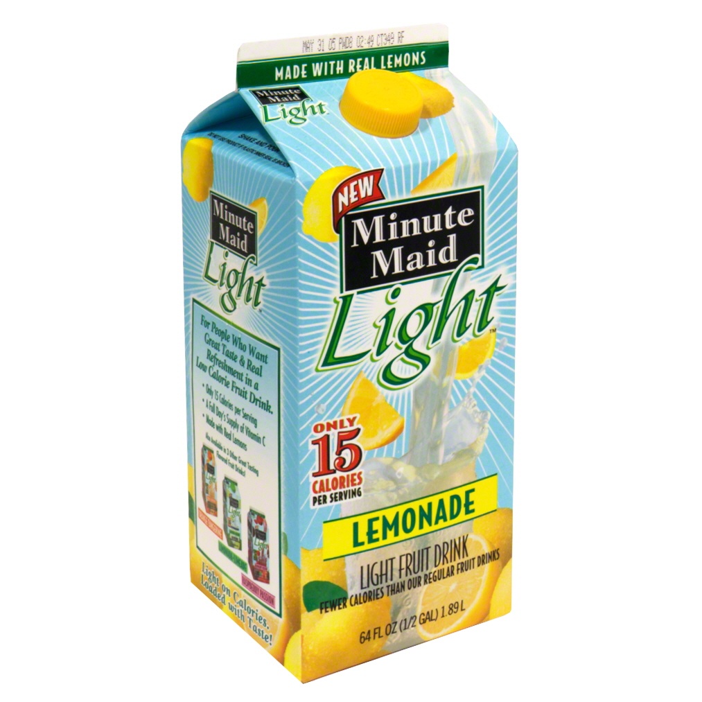 slide 1 of 1, Minute Maid Light 15 Cal Light Lemonade, 59 oz
