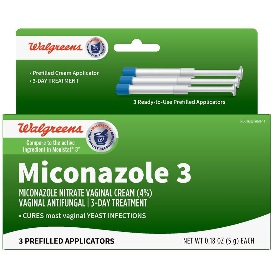 slide 1 of 5, Walgreens Miconazole 3, 3 ct
