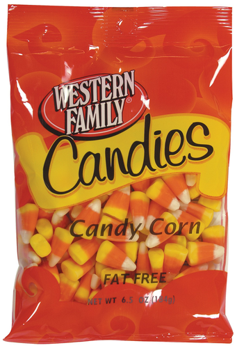 slide 1 of 1, Western Family Candy Corn Peg, 6.5 oz