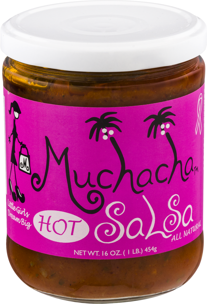 slide 1 of 1, Muchacha Salsa Hot, 16 oz