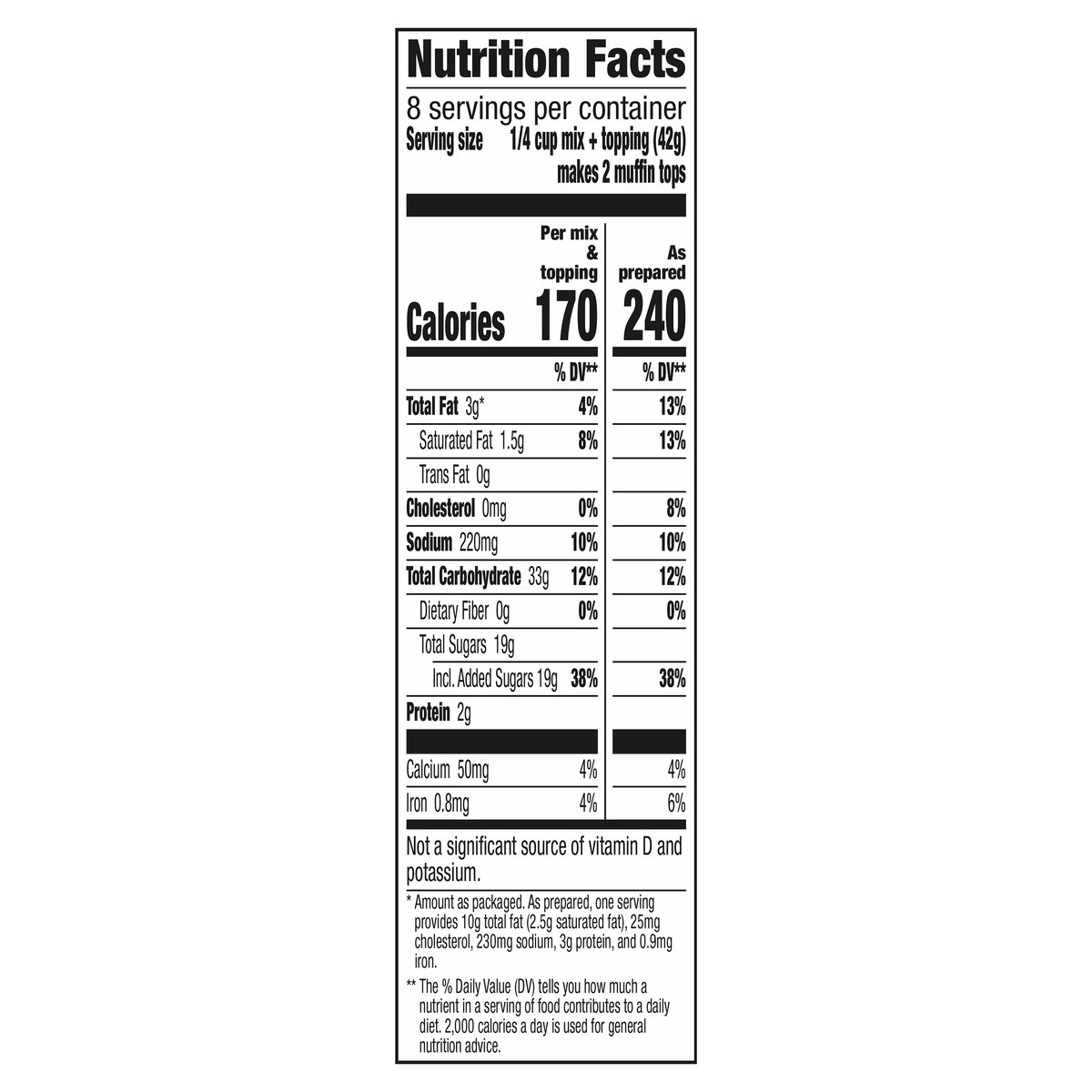 slide 6 of 11, Betty Crocker Muffin Tops Mix, Blueberry, With Topping, 11.9 oz