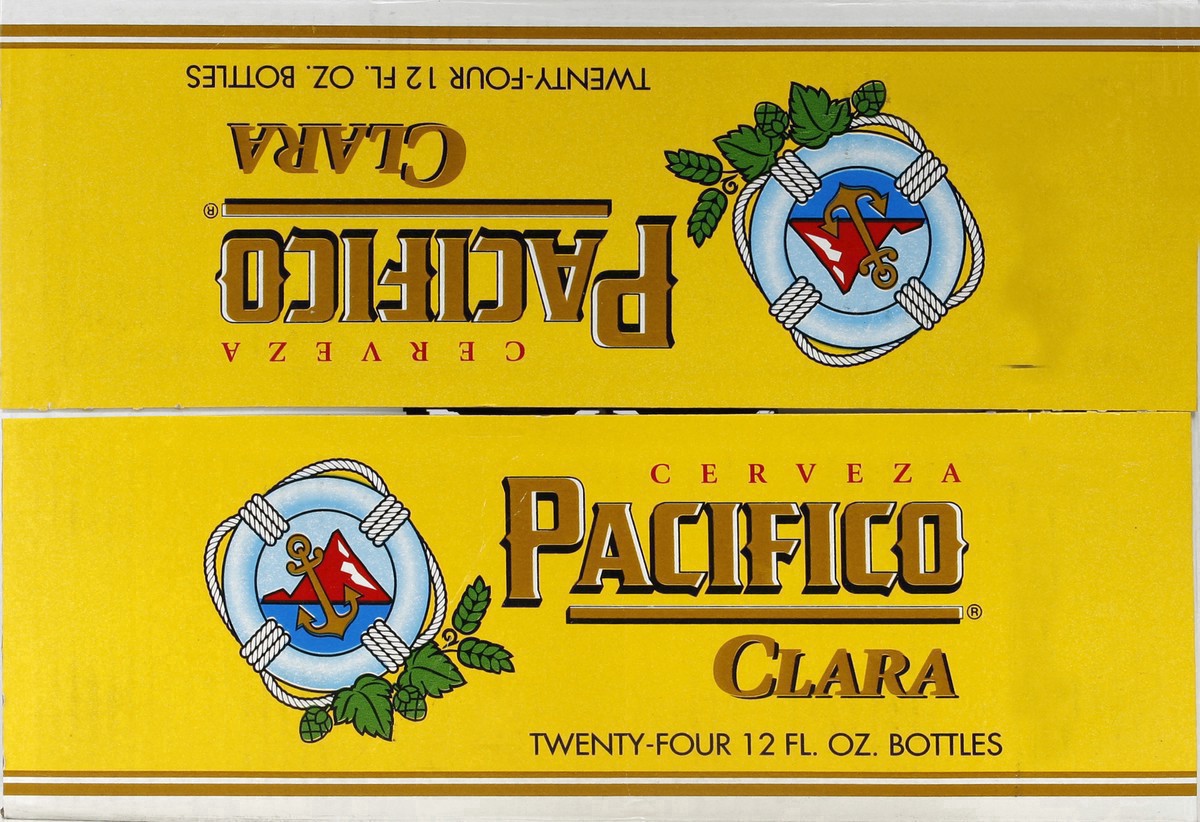 slide 13 of 27, Pacifico Clara Mexican Lager Import Beer, 24 pk 12 fl oz Bottles, 4.4% ABV, 288 fl oz