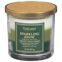 Tuscany Candle Sparkling Snow Candle 1 ea