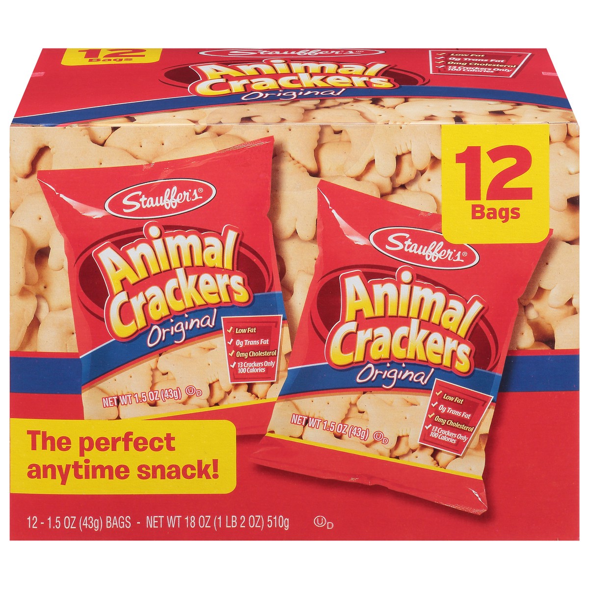 slide 1 of 9, Stauffer's Animal Crackers, 12 ct