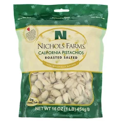 Nichols Farms Pistachio Shelled Roasted Salted