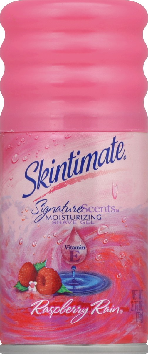 slide 3 of 3, Skintimate Shave Gel, Moisturizing, Raspberry Rain, 2.75 oz