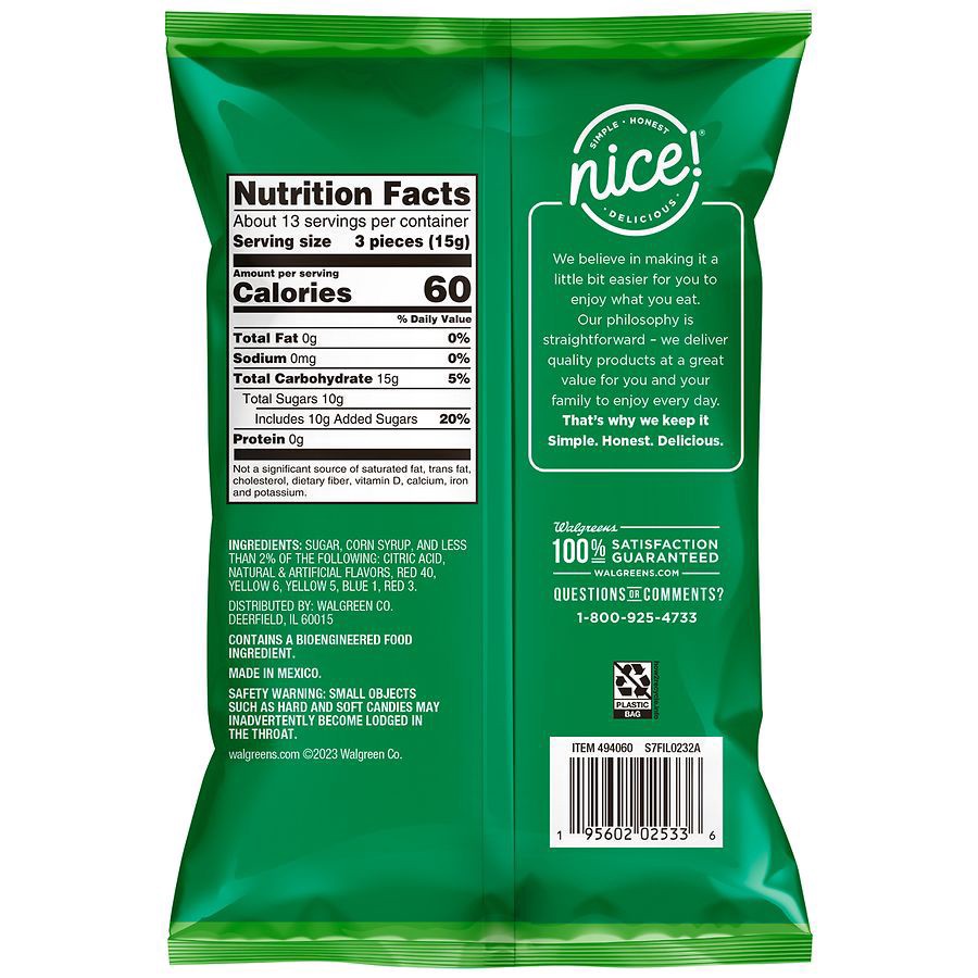 slide 3 of 3, Nice! Fruit Discs Hard Candy - 7 oz, 7 oz