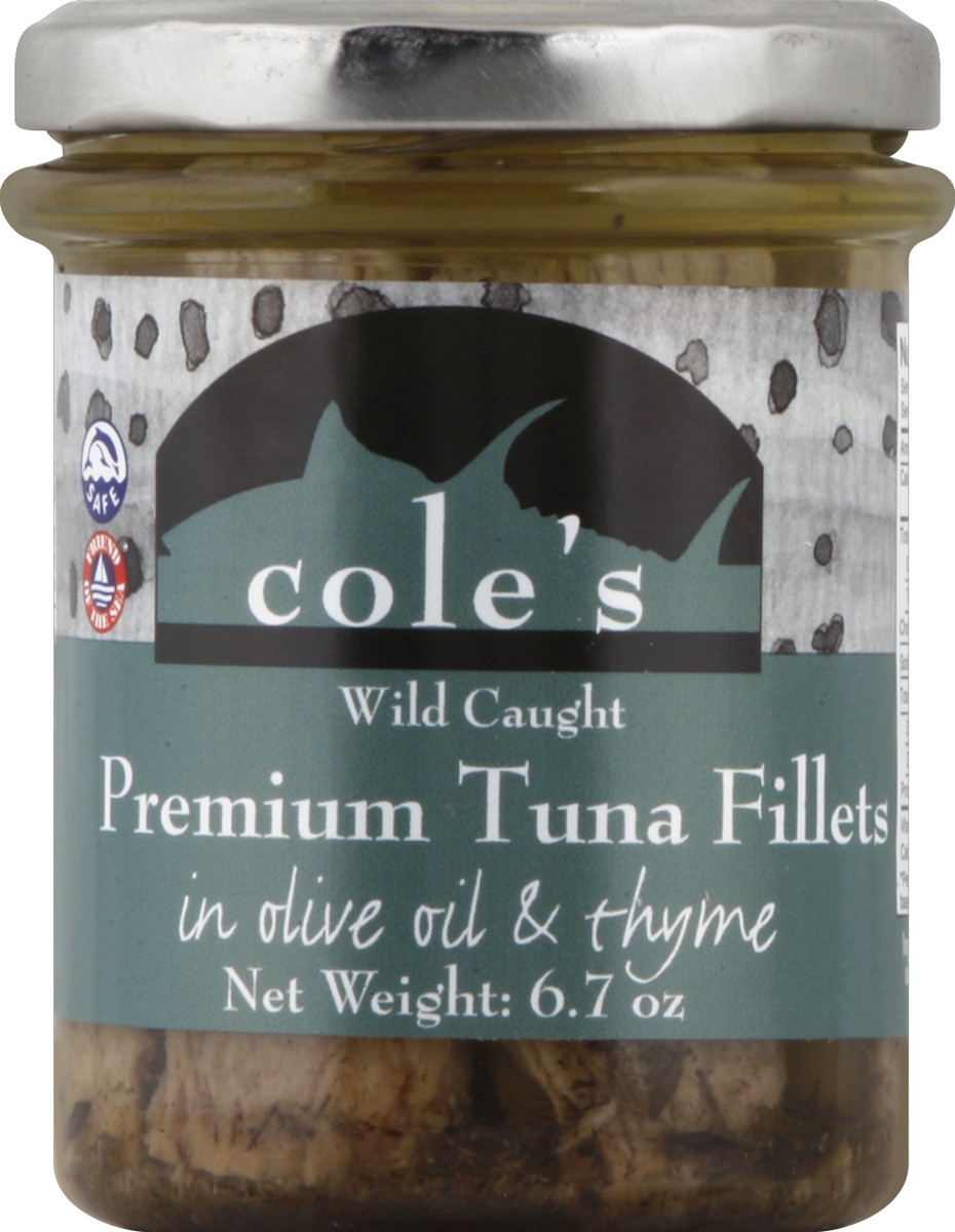 slide 2 of 2, Cole's Tuna Fillets 6.7 oz, 6.7 oz