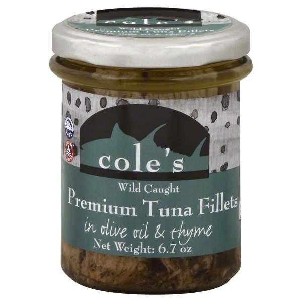 slide 1 of 2, Cole's Tuna Fillets 6.7 oz, 6.7 oz