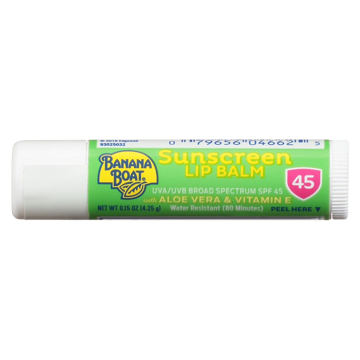 slide 1 of 29, Banana Boat® sunscreen lip balm, SPF 45, 0.15 oz