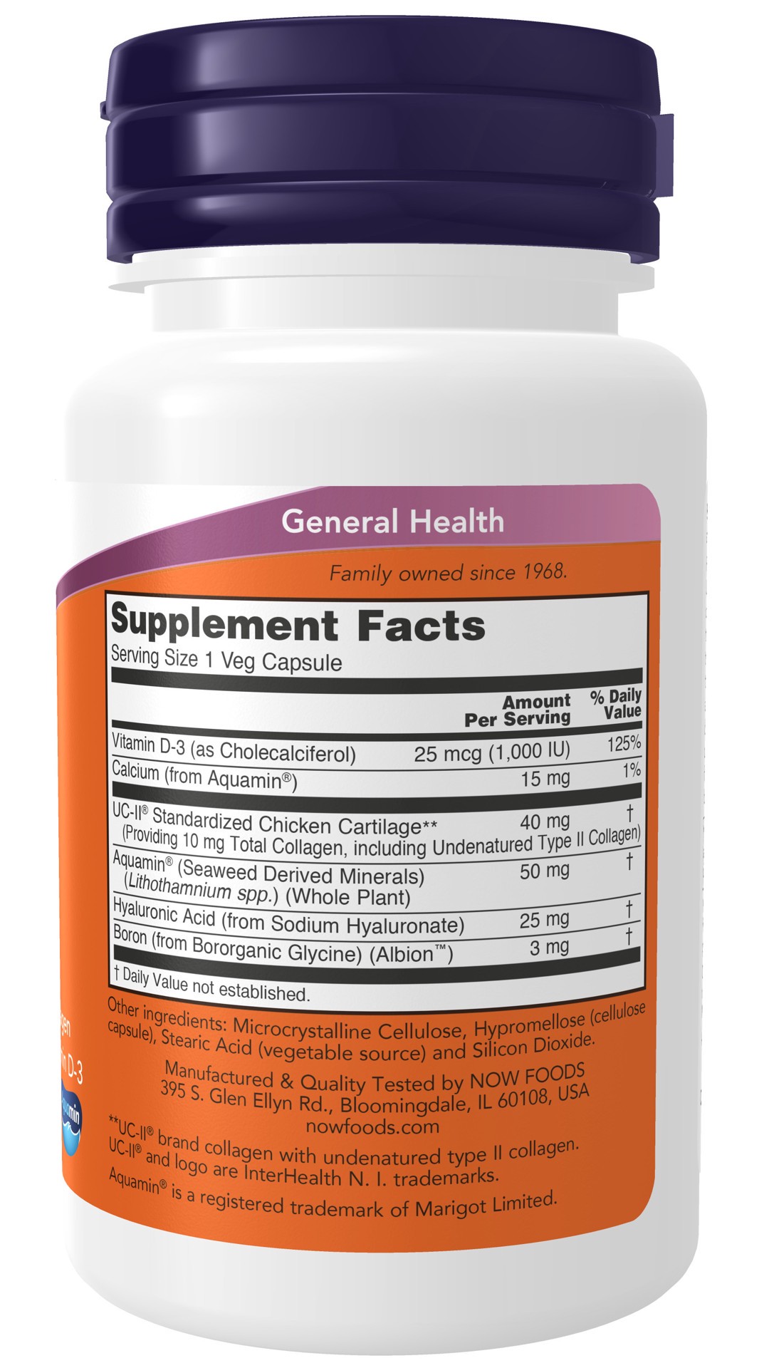 slide 5 of 5, NOW UC-II Advanced Joint Relief - 60 Veg Capsules, 60 ct