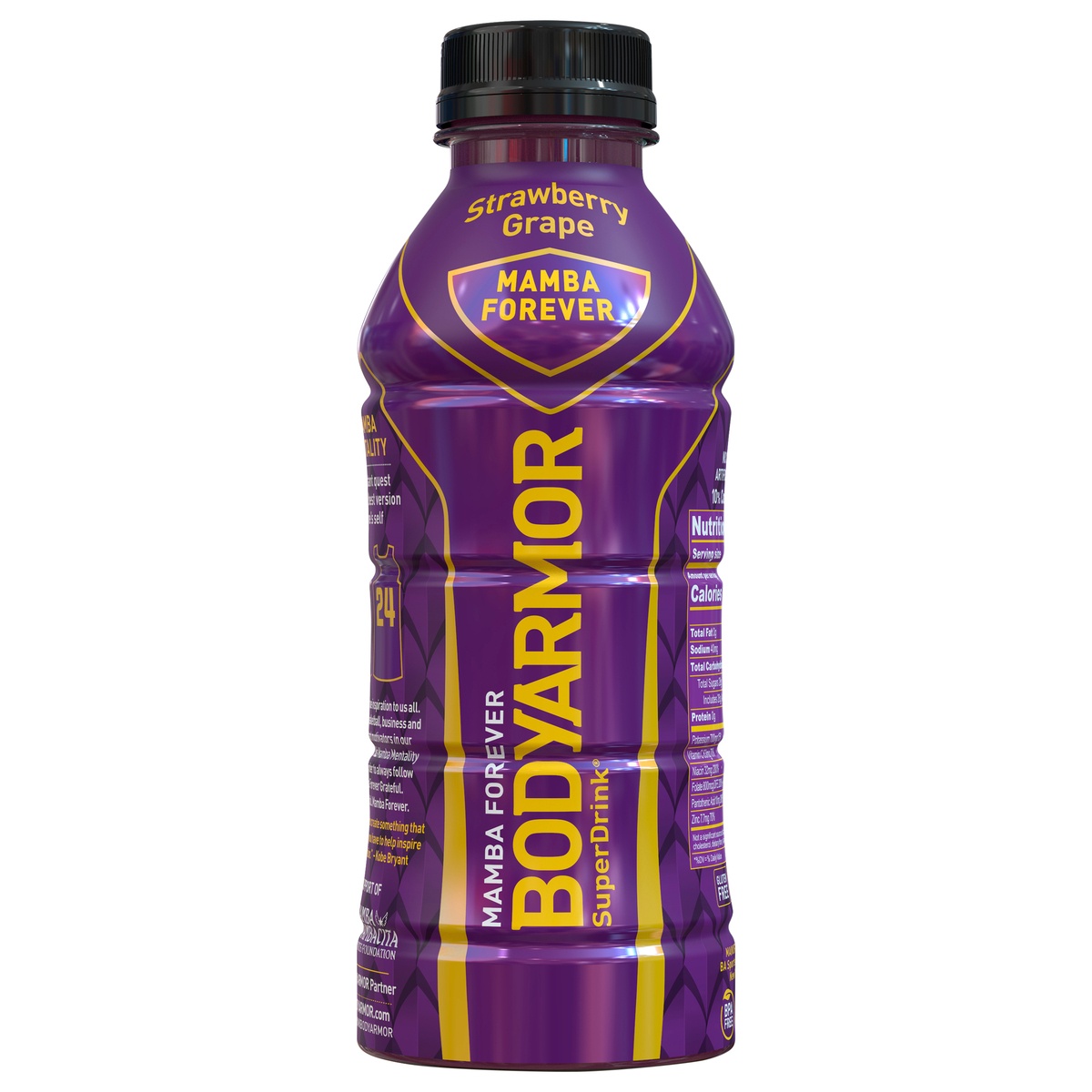 slide 1 of 1, BODYARMOR Strawberry Grape Mamba Forever Sports Drink - 16 fl oz Bottle, 16 fl oz