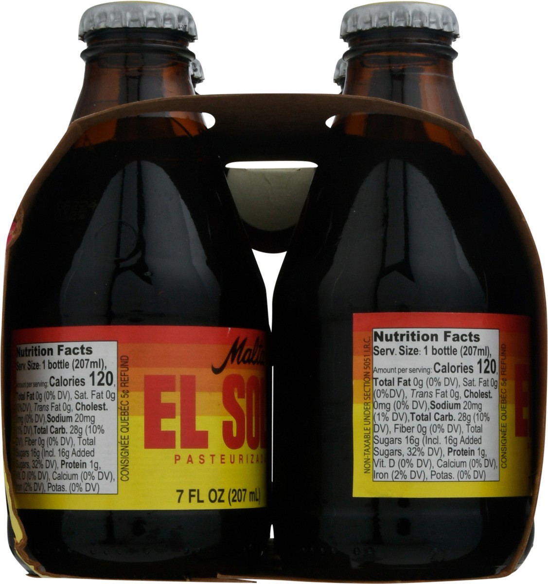 slide 5 of 9, El Sol Malta / Malt Beverage - 70 fl oz, 70 fl oz