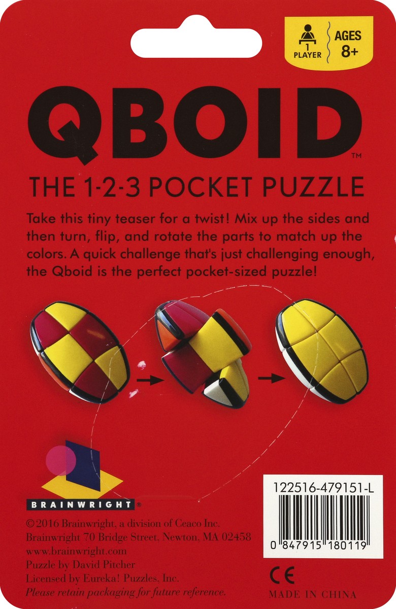 slide 7 of 8, Qboid Pocket Puzzle 1 ea, 1 ct