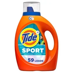 Tide Plus Febreze High Efficiency Liquid Laundry Detergent - Sport Active Fresh - 84 fl oz