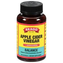 Bragg Balance Apple Cider Vinegar + Ashwagandha 90 Capsules