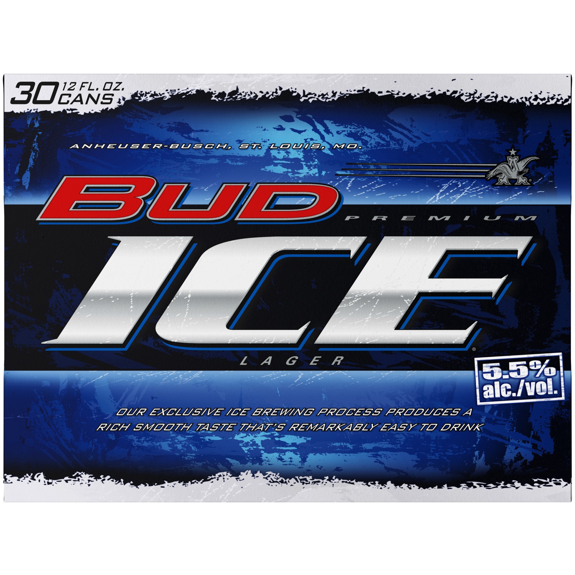 slide 2 of 2, Bud Ice Beer Cansklkityjk30 Pack 12 Fl. Oz., 30 ct