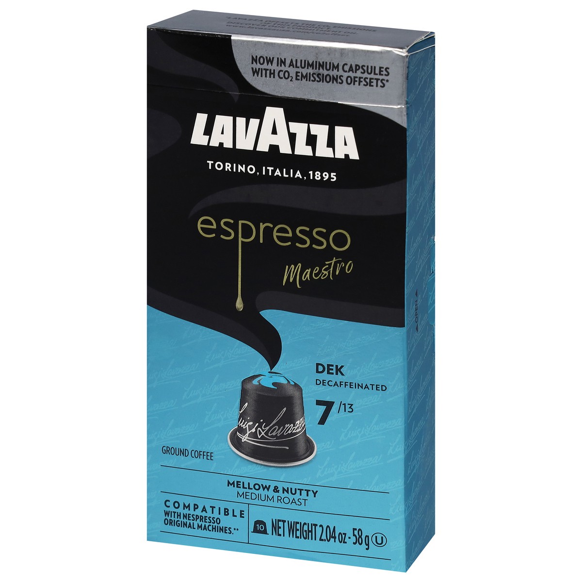 slide 9 of 11, Lavazza Ground Decaf Medium Roast Coffee 10 Capsules, 10 ct