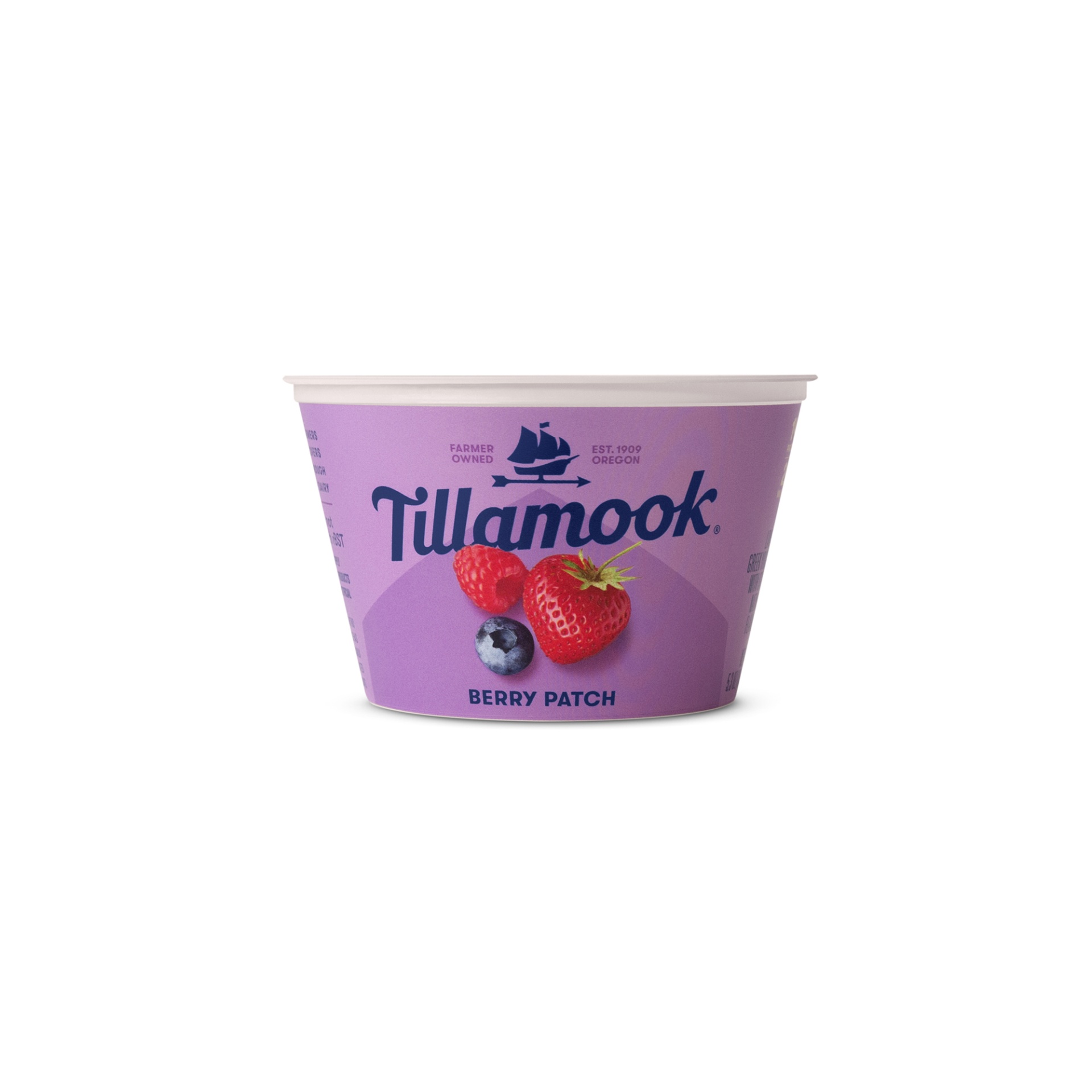 slide 1 of 9, Tillamook Lowfat Greek Berry Patch Yogurt 5.3 oz, 