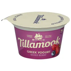 Tillamook Mixed Berry Greek Yogurt 5.3 oz