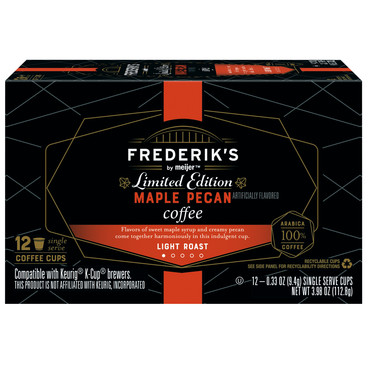 Frederik's by Meijer Maple Pecan Coffee Pods, 12 ct | Shipt