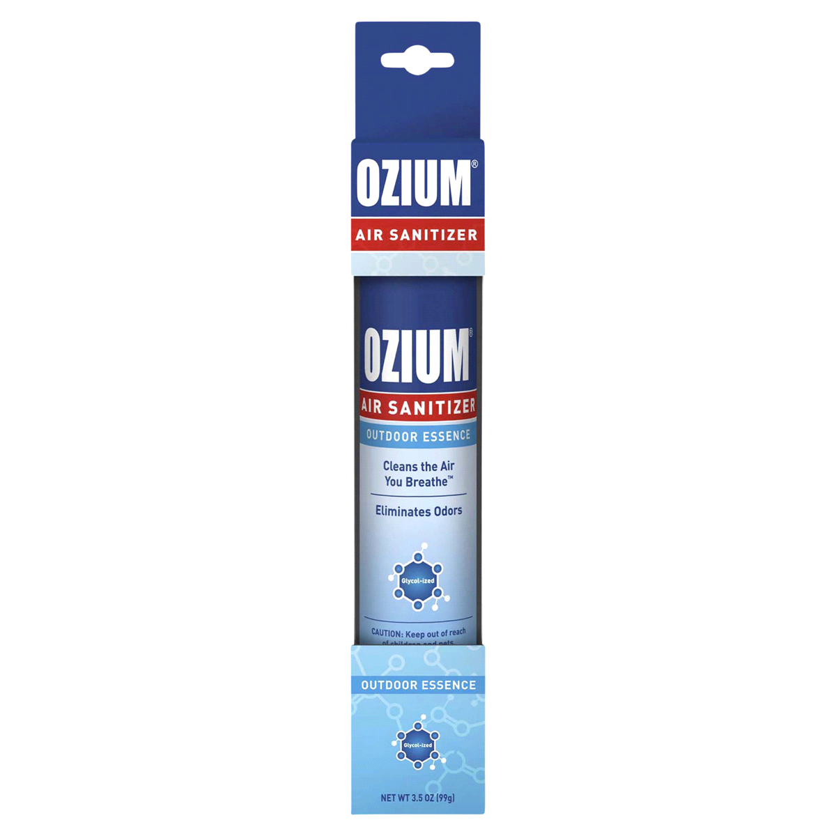 slide 1 of 1, Auto Expressions Ozium Air Sanitizer Aerosol, Outdoor Essence Scent, 3.5 oz