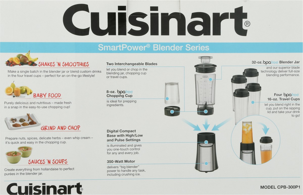 slide 7 of 9, Cuisinart Power Compact Blender, 1 ct