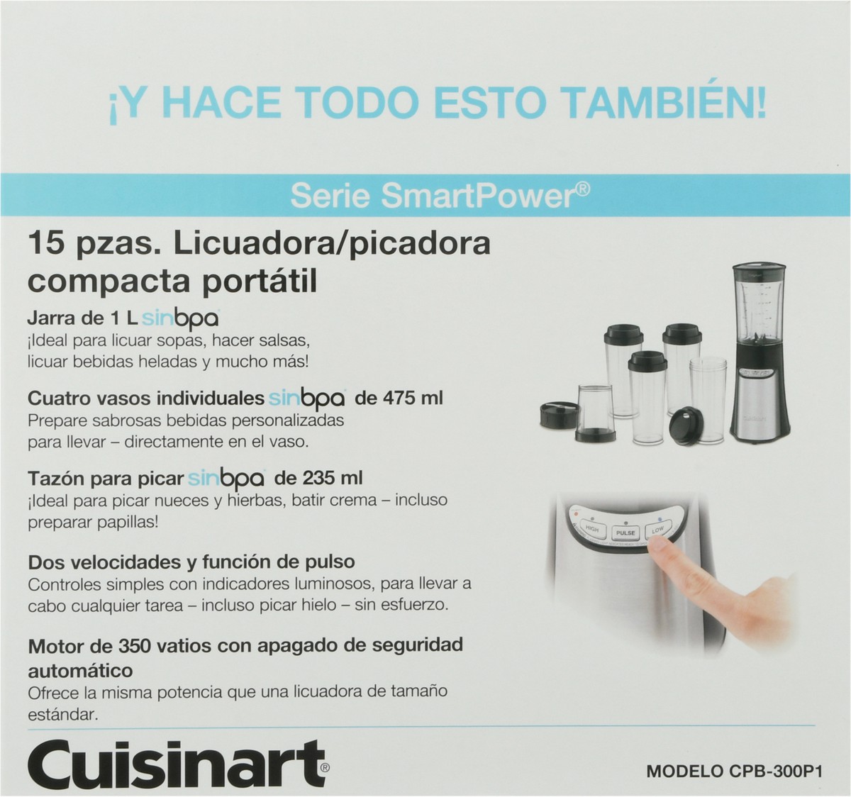 slide 2 of 9, Cuisinart Power Compact Blender, 1 ct