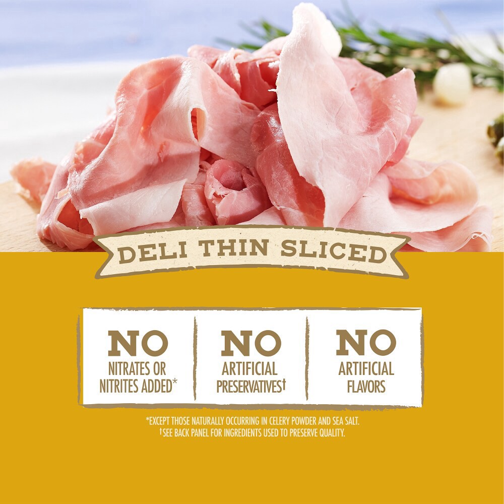 slide 3 of 5, Kroger Deli Thin Sliced Honey Uncured Ham, 9 oz