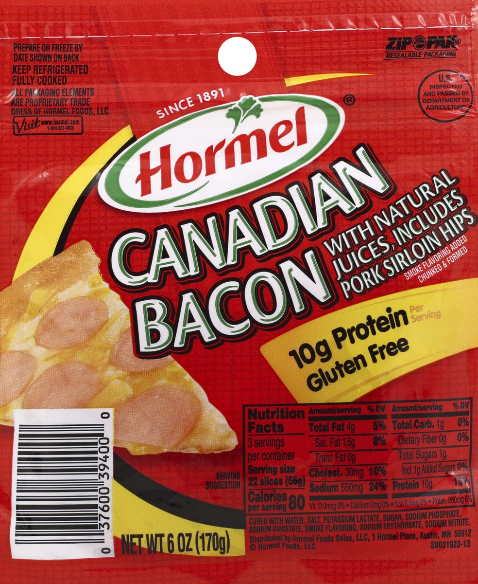 slide 5 of 6, Hormel Bacon 6 oz, 6 oz