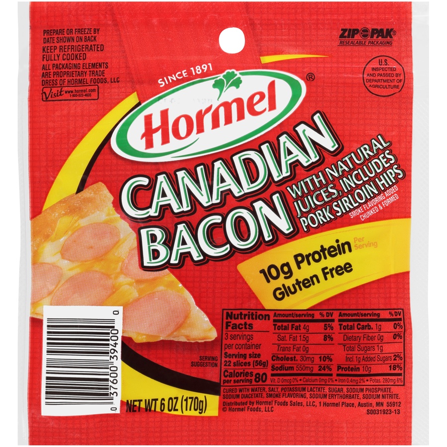 Hormel Canadian Bacon 6 oz | Shipt