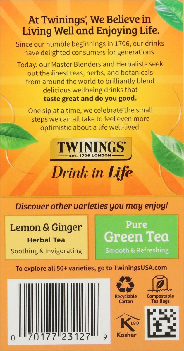 slide 6 of 9, Twinings Tea Honey Mandarin And Orange - 20 ct, 20 ct