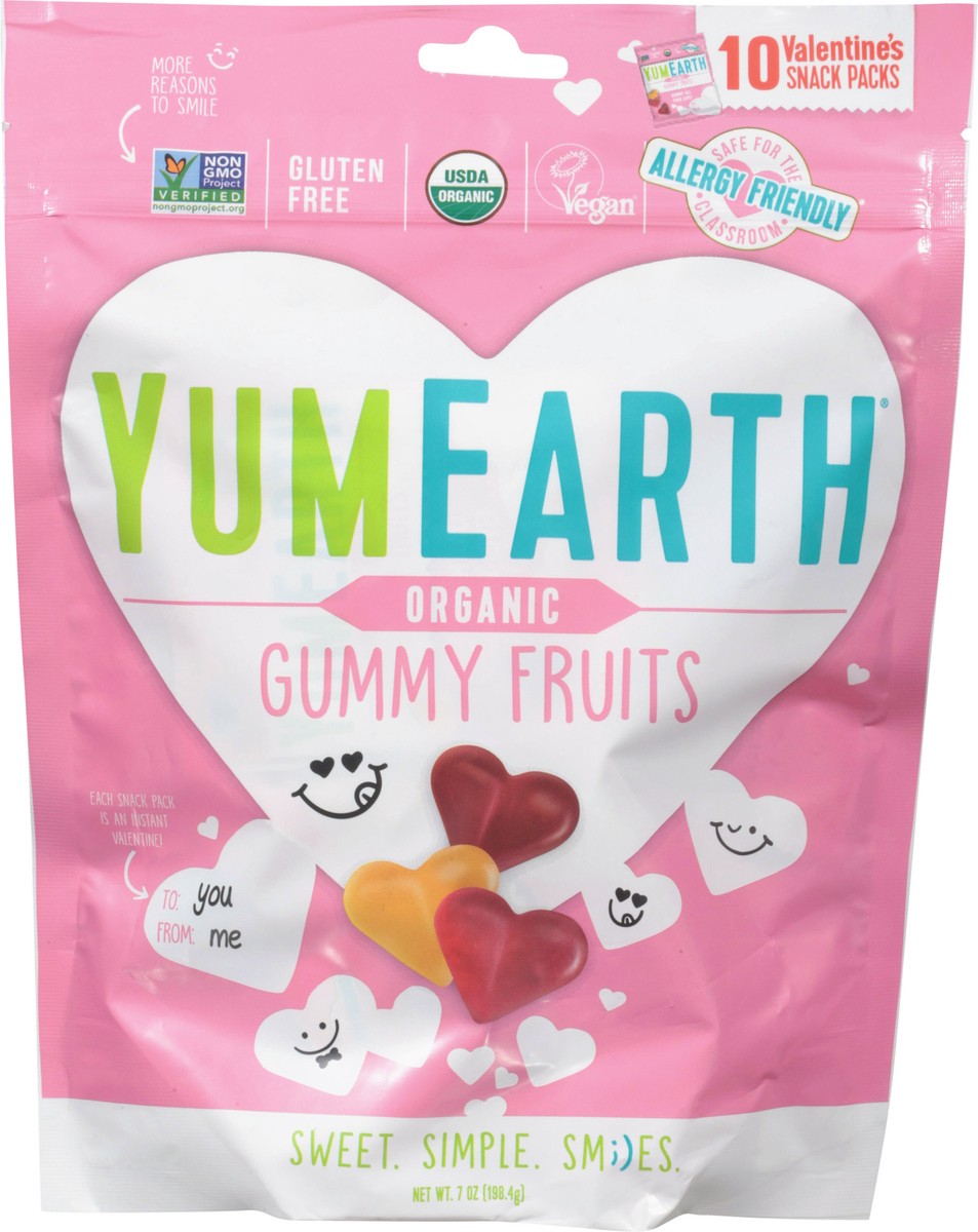 slide 3 of 13, YumEarth 10 Snack Packs Organic Gummy Fruits 10 ea, 10 ct