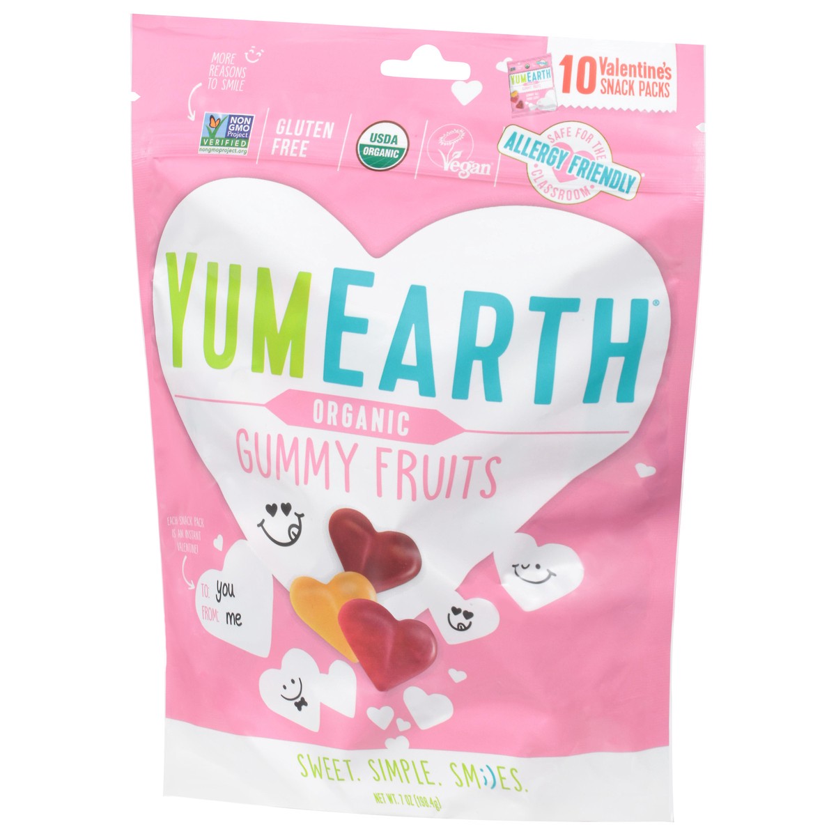 slide 6 of 13, YumEarth 10 Snack Packs Organic Gummy Fruits 10 ea, 10 ct