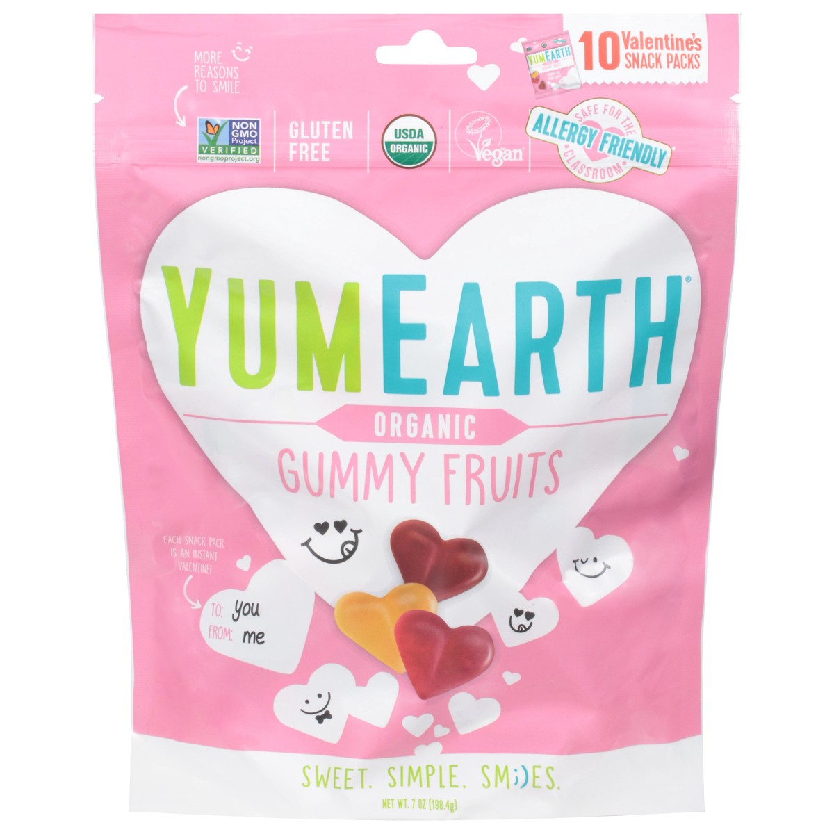 slide 1 of 13, YumEarth 10 Snack Packs Organic Gummy Fruits 10 ea, 10 ct