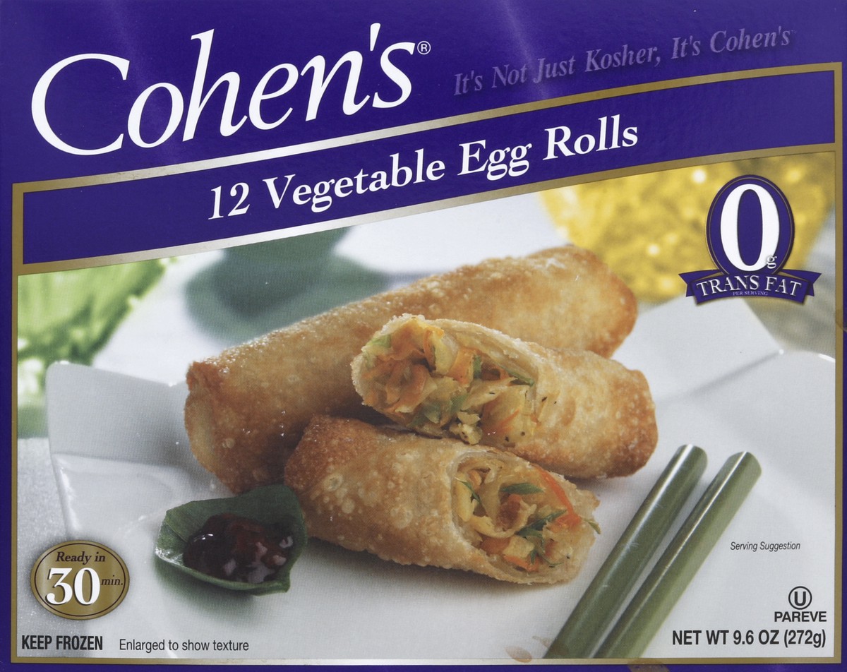 slide 4 of 4, Cohen's Egg Rolls 12 ea, 12 ct