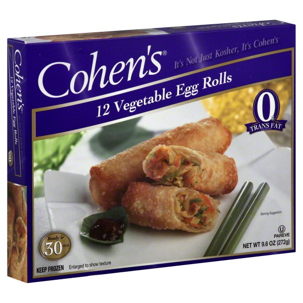 slide 1 of 4, Cohen's Egg Rolls 12 ea, 12 ct