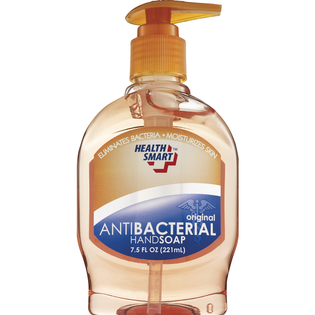 slide 1 of 1, HealthSmart Antibacterial Hand Soap, 7.5 oz