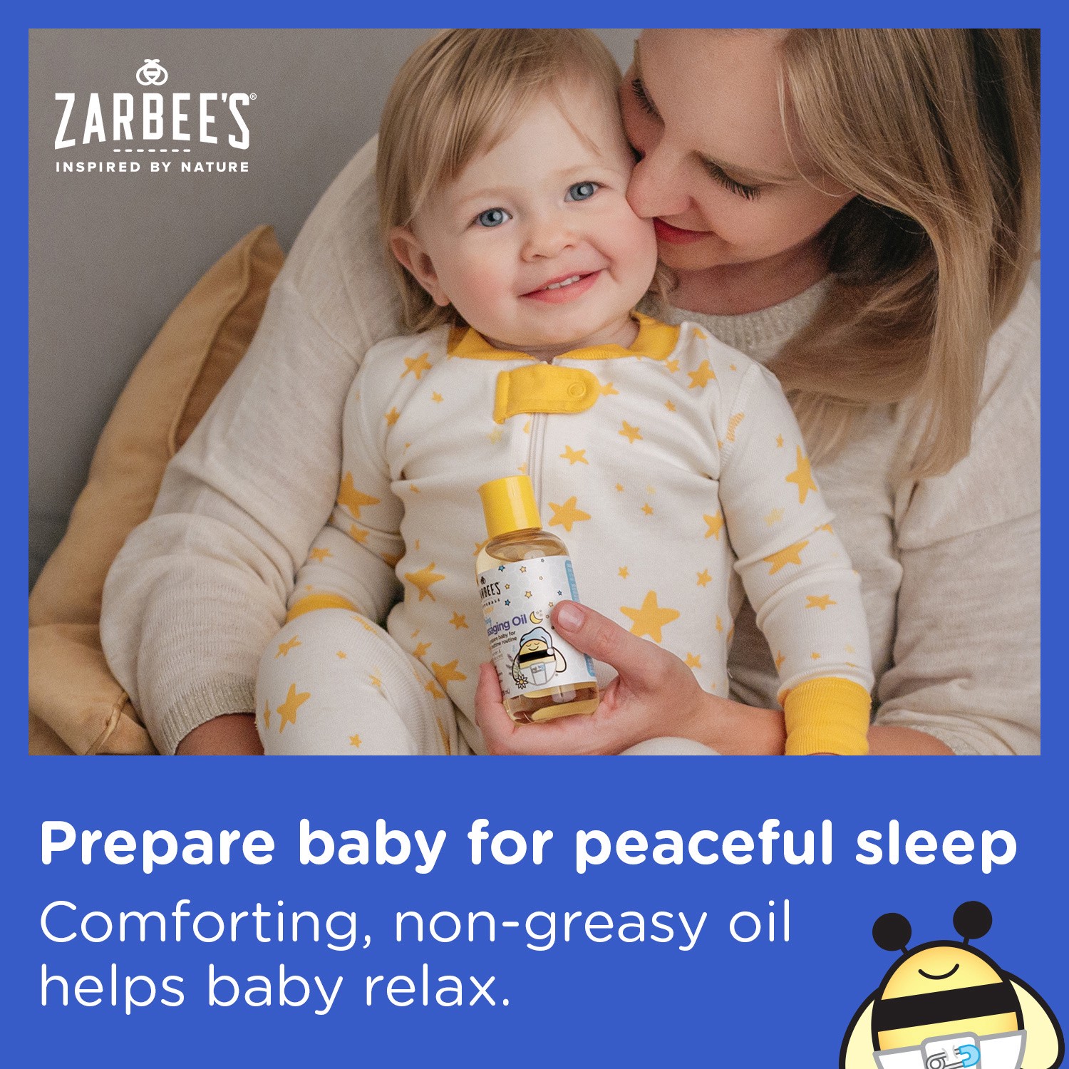slide 3 of 5, Zarbee's Naturals Baby Massage Oil, Calming and Soothing with Lavender and Chamomile to help Sleep, 4oz
Bottle, 4 fl oz