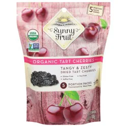 Sunny Fruit Organic Tart Cherries - 5 - 0.7 oz Packs