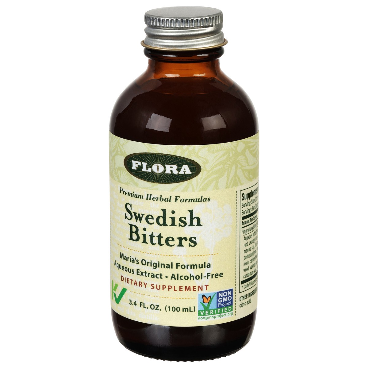slide 8 of 9, Flora Swedish Bitters 3.4 fl oz, 3.4 fl oz
