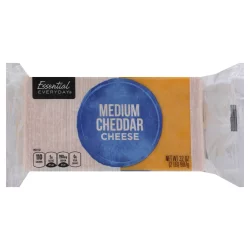 Essential Everyday Medium Cheddar Cheese Chunk - 32 oz