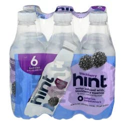 hint Blackberry Flavored Water - 6pk/16 fl oz Bottles