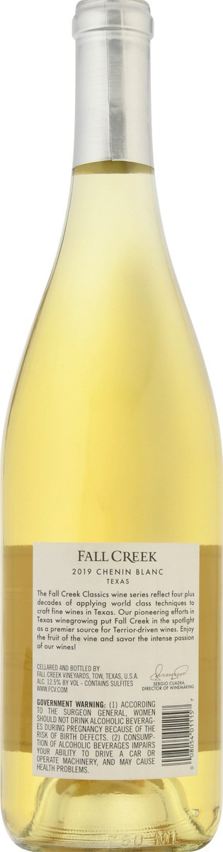 slide 4 of 9, Fall Creek Classics Texas Chenin Blanc 750 ml, 750 ml