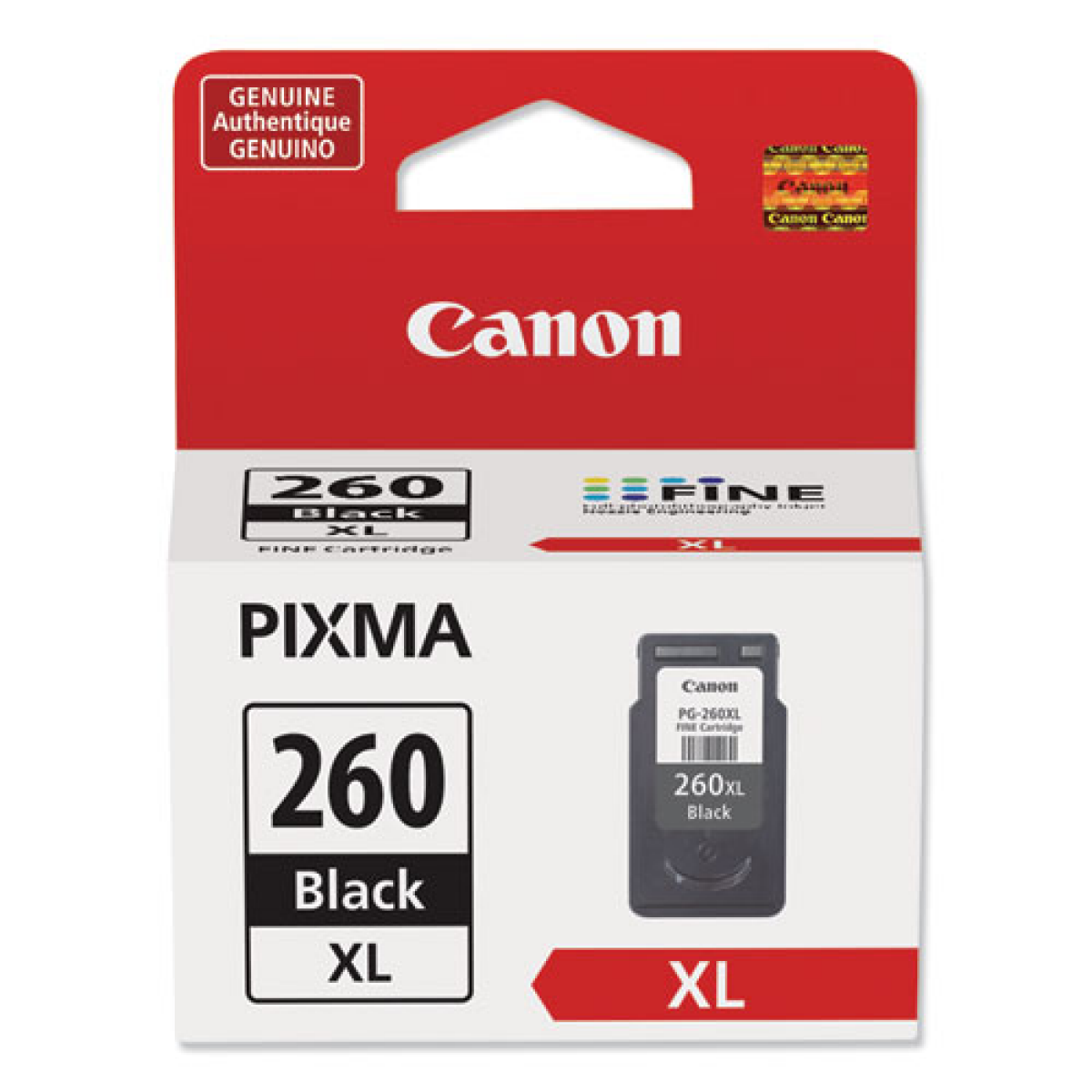 slide 1 of 1, Canon PG-260 XL Black Ink Cartridge, XL