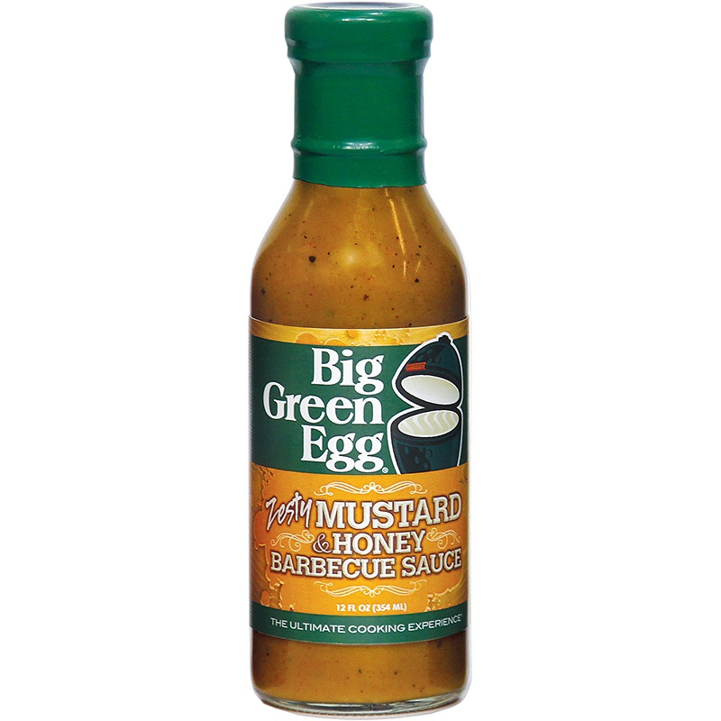 slide 1 of 1, Big Green Egg BBQ Sce-Zesty Mustard Honey, 12 oz